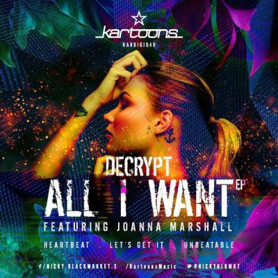 album All I Want of Decrypt, Joanna Marshall in flac quality